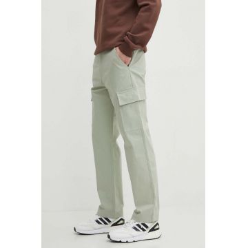 Champion pantaloni barbati, culoarea verde, cu fason cargo, E20008