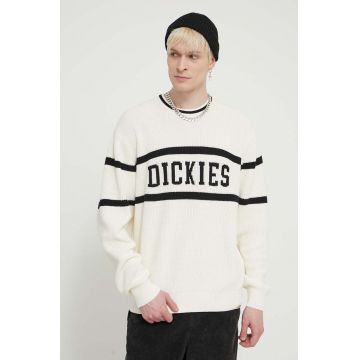 Dickies pulover de bumbac MELVERN culoarea bej, DK0A4YMC