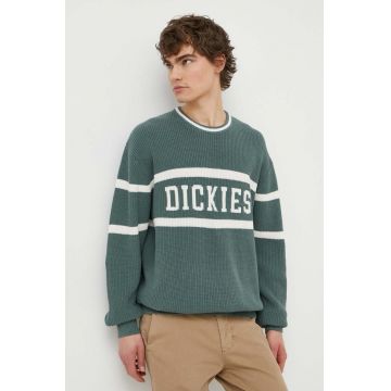 Dickies pulover de bumbac MELVERN culoarea verde, DK0A4YMC