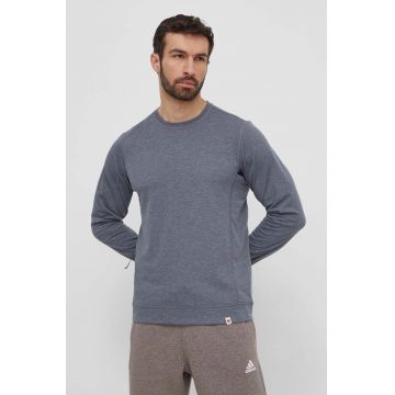 Fjallraven longsleeve High Coast Lite Sweater barbati, culoarea gri, neted, F87307