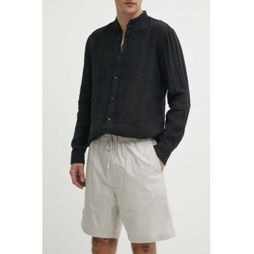 HUGO pantaloni scurți din bumbac culoarea gri, 50510596