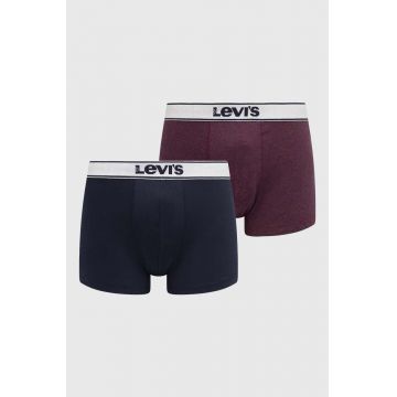 Levi's boxeri 2-pack barbati, culoarea violet