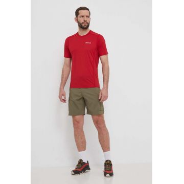 Montane tricou sport Dart Lite culoarea rosu, neted, MDITS15