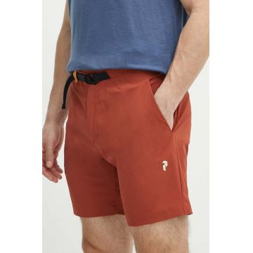 Peak Performance pantaloni scurți outdoor Vislight Light culoarea bordo