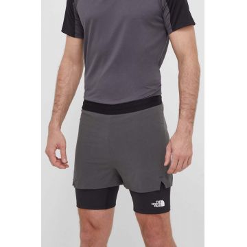 The North Face pantaloni scurti sport Mountain Athletics barbati, culoarea gri, NF0A87CKWUO1