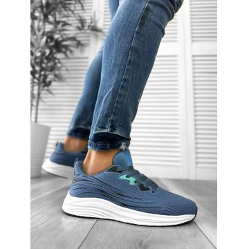 Adidasi barbati casual albastri 737 T4-1