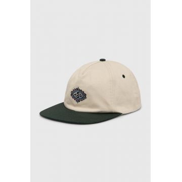 Billabong șapcă de baseball din bumbac culoarea bej, modelator, ABYHA00447