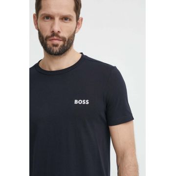 Boss Green tricou din bumbac barbati, neted