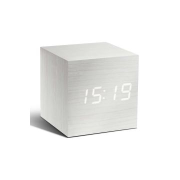 Gingko Design ceas de masă Cube Click Clock