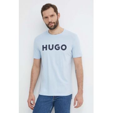 HUGO tricou din bumbac bărbați, cu imprimeu 50467556