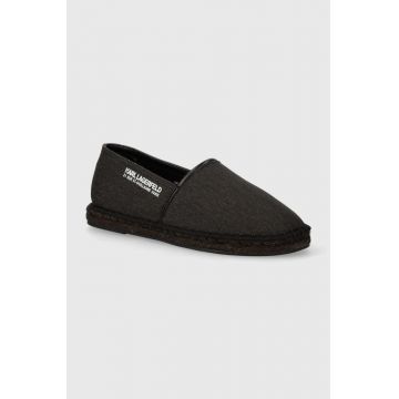 Karl Lagerfeld espadrile KAMINO culoarea negru, KL70119