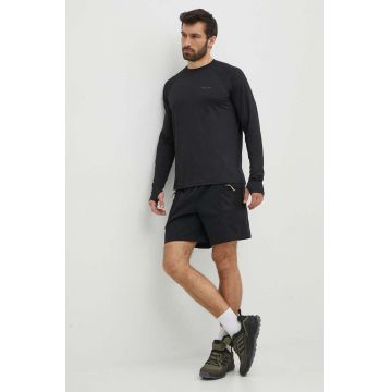 Marmot longsleeve sport Windridge culoarea negru, neted