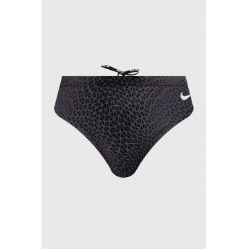 Nike costum de baie culoarea negru