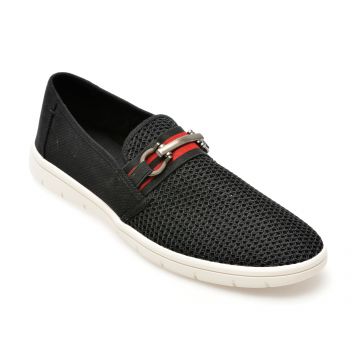 Pantofi casual ALDO negri, 13250012, din material textil