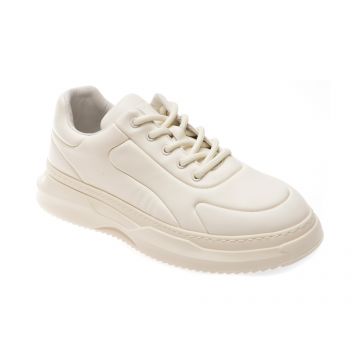 Pantofi casual GRYXX albi, 3328, din piele naturala