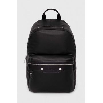 PLEIN SPORT rucsac barbati, culoarea negru, mare, neted
