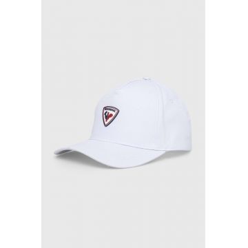 Rossignol șapcă de baseball din bumbac culoarea alb, cu imprimeu, RLMMH23