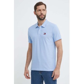 Tommy Jeans polo de bumbac neted, DM0DM18314