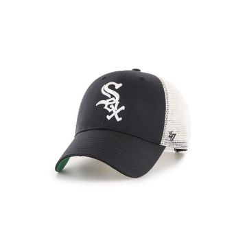 47brand șapcă MLB Chicago White Sox culoarea negru, cu imprimeu  B-BRANS06CTP-BK