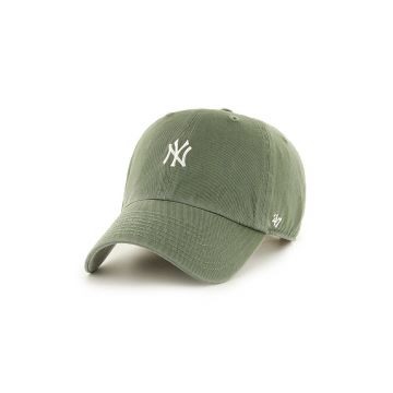 47brand șapcă MLB New York Yankees culoarea gri, cu imprimeu B-BSRNR17GWS-MSA