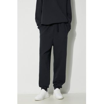 A-COLD-WALL* pantaloni de trening din bumbac Essential Sweatpant culoarea negru, uni, ACWMB274