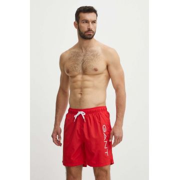 Gant pantaloni scurti de baie culoarea rosu Gant pantaloni scurti de baie culoarea rosu