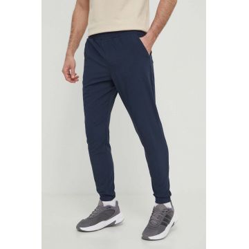 Helly Hansen pantaloni sport Roam barbati, culoarea albastru marin, neted