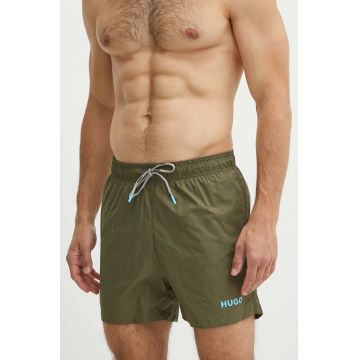 HUGO pantaloni scurti de baie culoarea verde, 50469304