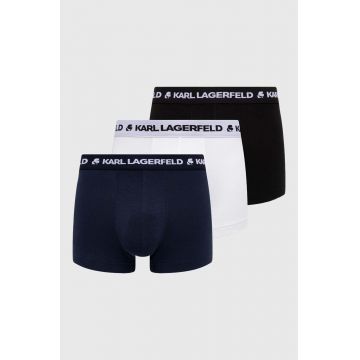 Karl Lagerfeld boxeri 3-pack barbati, culoarea negru