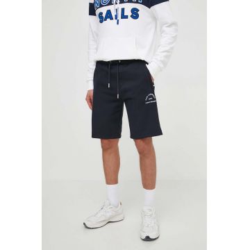 Karl Lagerfeld pantaloni scurți bărbați, culoarea bleumarin 542900.705037