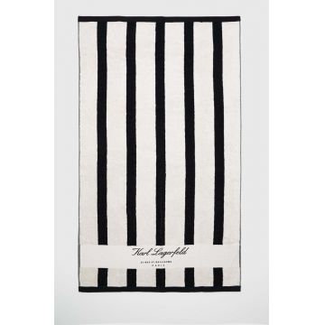 Karl Lagerfeld prosop din bumbac culoarea negru