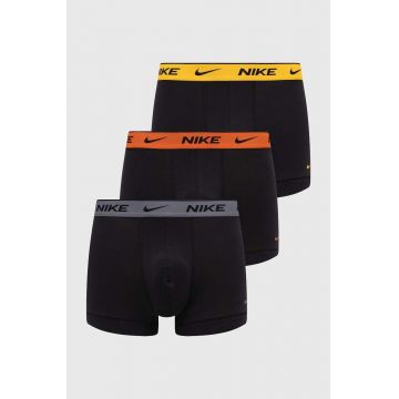 Nike boxeri 3-pack barbati, culoarea negru