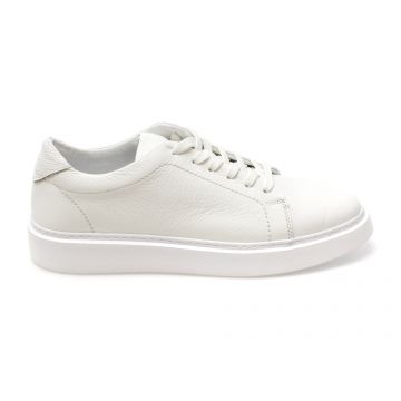 Pantofi casual GRYXX albi, M71621, din piele naturala