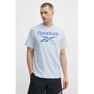 Reebok tricou din bumbac Identity barbati, cu imprimeu, 100076430
