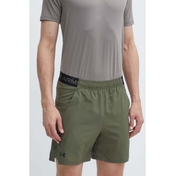 Under Armour pantaloni scurți de antrenament Vanish culoarea verde