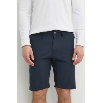 Fjallraven pantaloni scurți outdoor Abisko Lite culoarea albastru marin, F82465