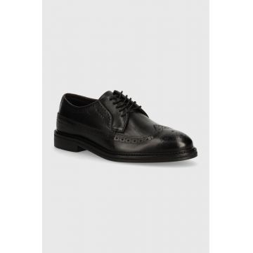 Gant pantofi de piele Bidford barbati, culoarea negru, 28631465.G00