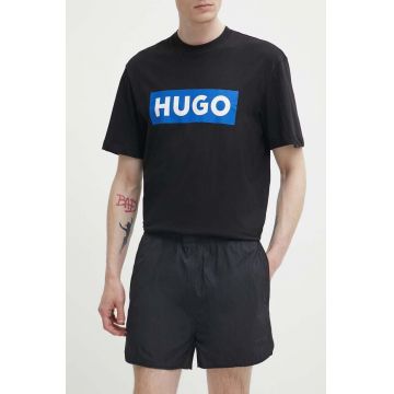 HUGO pantaloni scurți bărbați, culoarea negru, 50511160