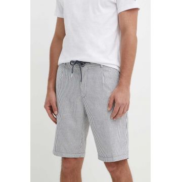 Joop! pantaloni scurți din amestec de in Ruby culoarea albastru marin, melanj, 30041966 10017859