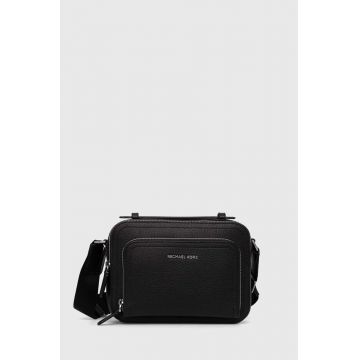 Michael Kors borseta de piele culoarea negru