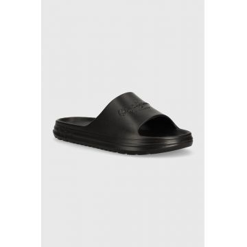 Pepe Jeans papuci Beach Slide barbati, culoarea negru, BEACH SLIDE M