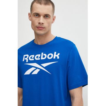 Reebok tricou din bumbac Identity barbati, cu imprimeu, 100071174