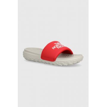 The North Face papuci NEVER STOP CUSH SLIDE barbati, culoarea rosu, NF0A8A90M2C1