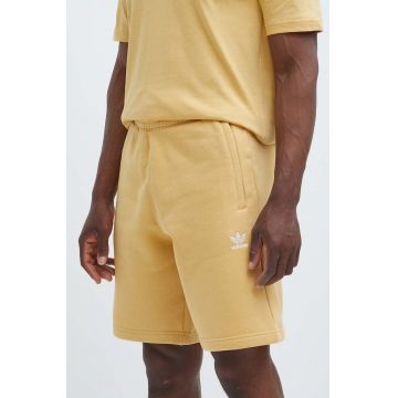 adidas Originals pantaloni scurți barbati, culoarea galben, IR7815
