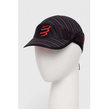 Compressport sapca Pro Racing Cap culoarea negru, modelator, CU00003B