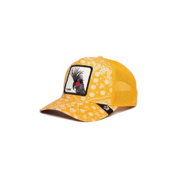 Goorin Bros șapcă de baseball din amestec de in Spray Paint Arch culoarea galben, modelator, 101-0949
