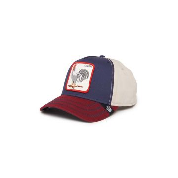 Goorin Bros șapcă de baseball din bumbac All American Rooster culoarea albastru marin, cu imprimeu, 101-1109