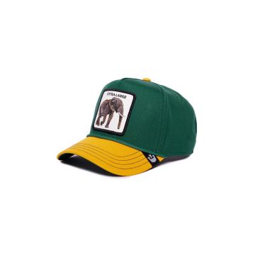 Goorin Bros șapcă de baseball din bumbac Extra Large culoarea verde, cu imprimeu, 101-1328