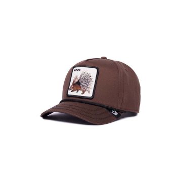 Goorin Bros șapcă de baseball din bumbac Porcupine culoarea maro, cu imprimeu, 101-1134