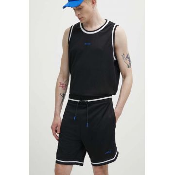 Hugo Blue pantaloni scurti barbati, culoarea negru, 50511441